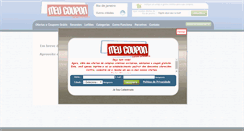 Desktop Screenshot of meucoupon.com